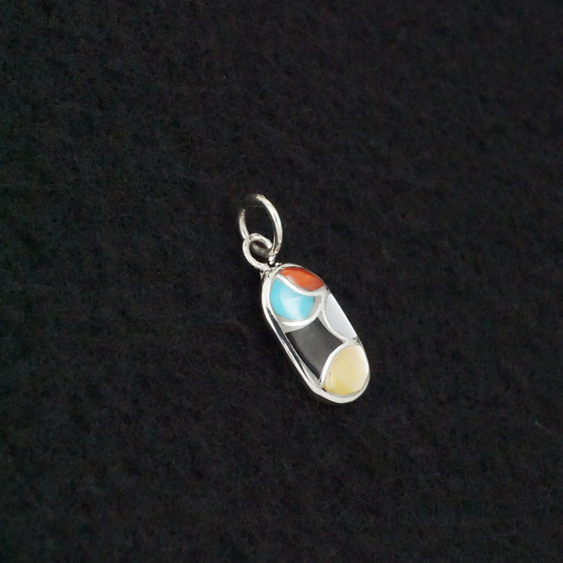 Orena Leekya Multi-Stone & Sterling Silver Pendant