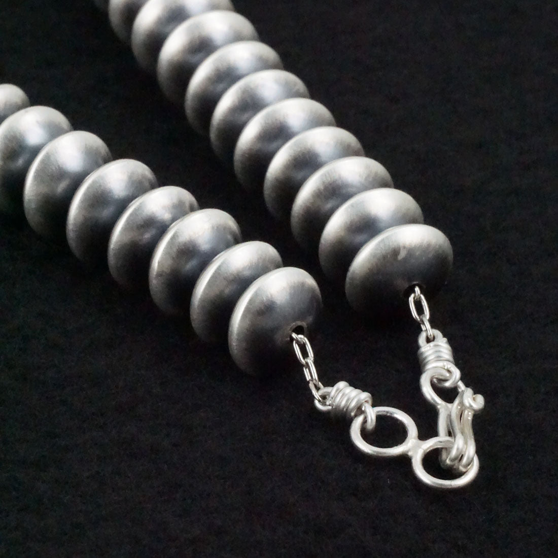 Bryannen Halwood Sterling Silver Navajo Pearl Necklace 20"