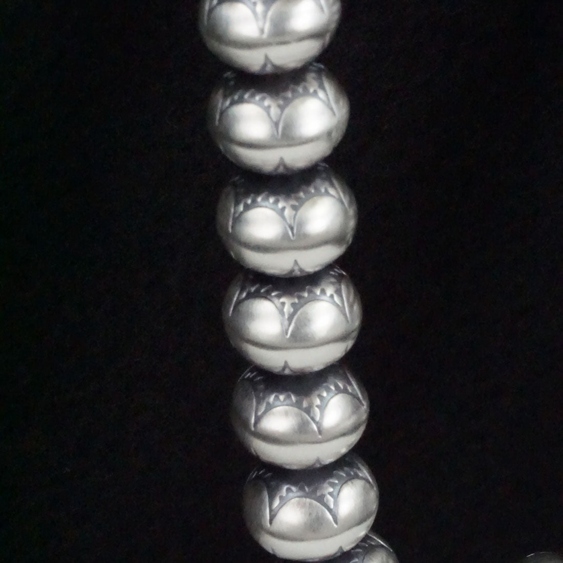 Bryannen Halwood Sterling Silver Navajo Pearl Necklace 20"