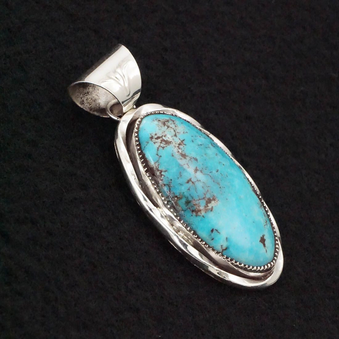 Ernest Hawthorne Turquoise & Sterling Silver Pendant
