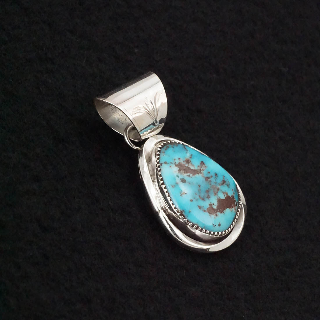 Ernest Hawthorne Turquoise & Sterling Silver Pendant