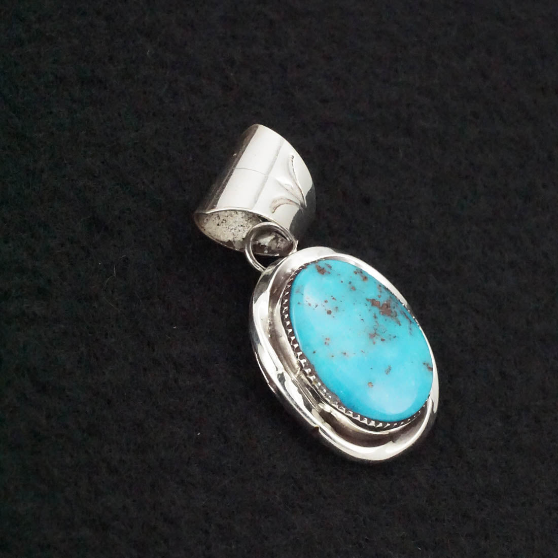Ernest Hawthorne Turquoise & Sterling Silver Pendant