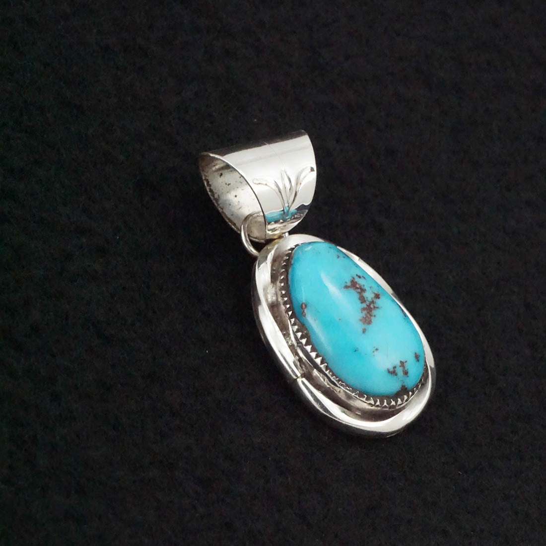Ernest Hawthorne Turquoise & Sterling Silver Pendant