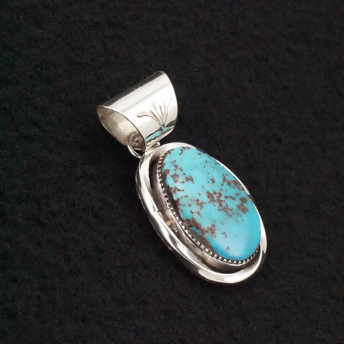 Ernest Hawthorne Turquoise & Sterling Silver Pendant