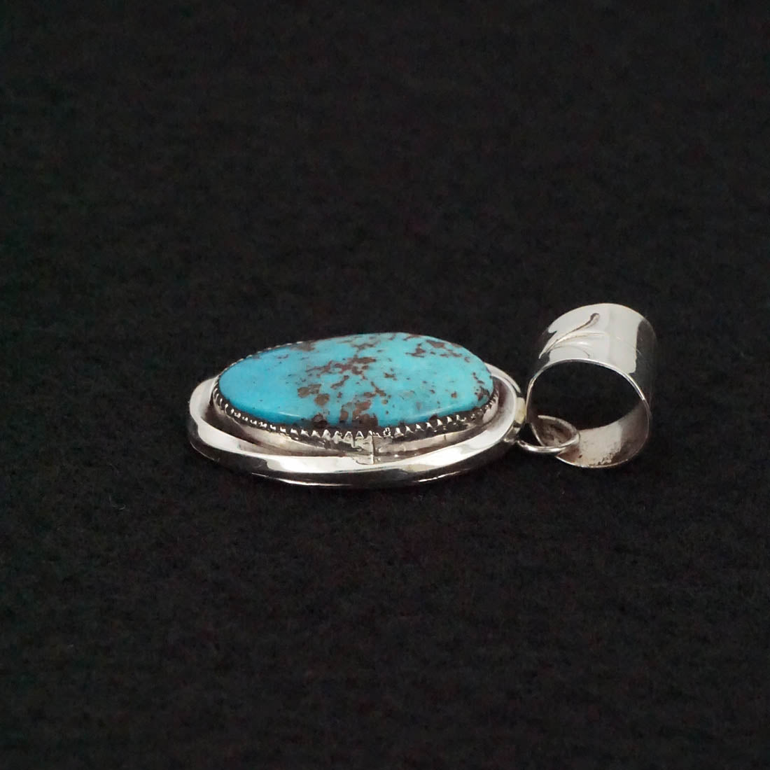 Ernest Hawthorne Turquoise & Sterling Silver Pendant