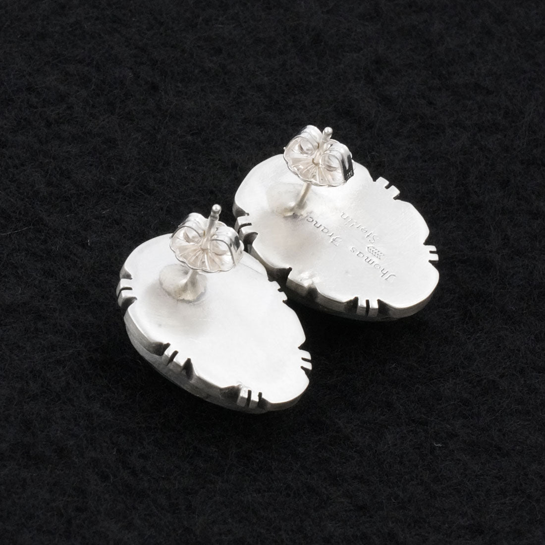 Thomas Francisco Turquoise & Sterling Silver Earrings