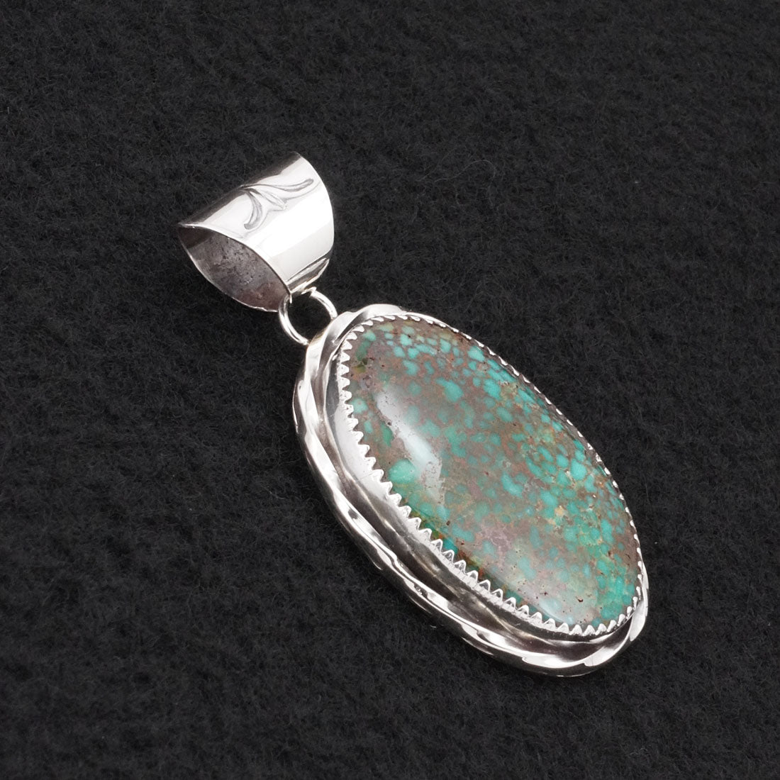 Ernest Hawthorne Turquoise & Sterling Silver Pendant