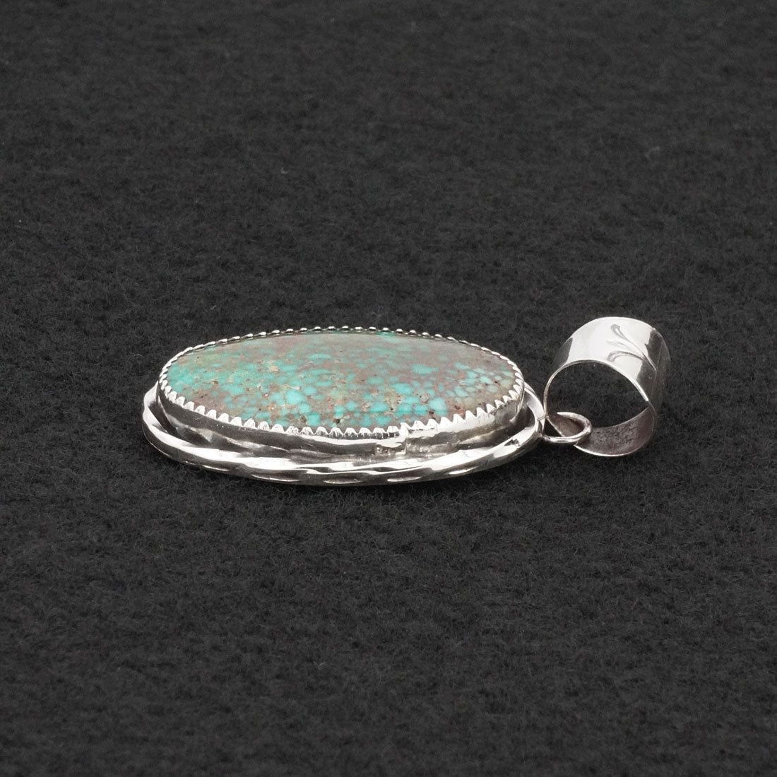 Ernest Hawthorne Turquoise & Sterling Silver Pendant