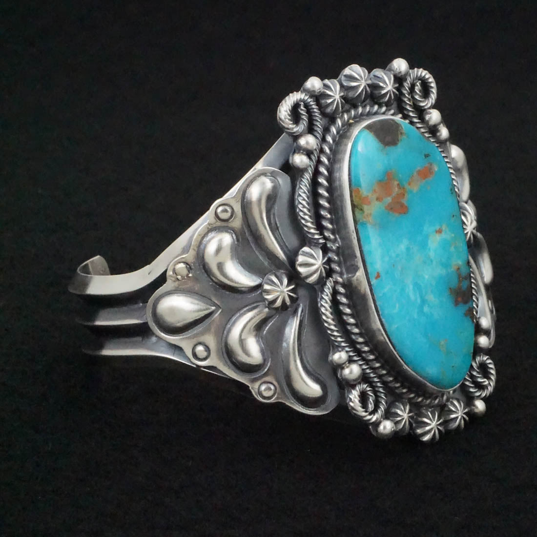 Raymond Delgarito Turquoise & Sterling Silver Bracelet