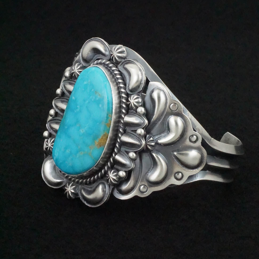 Raymond Delgarito Turquoise & Sterling Silver Bracelet