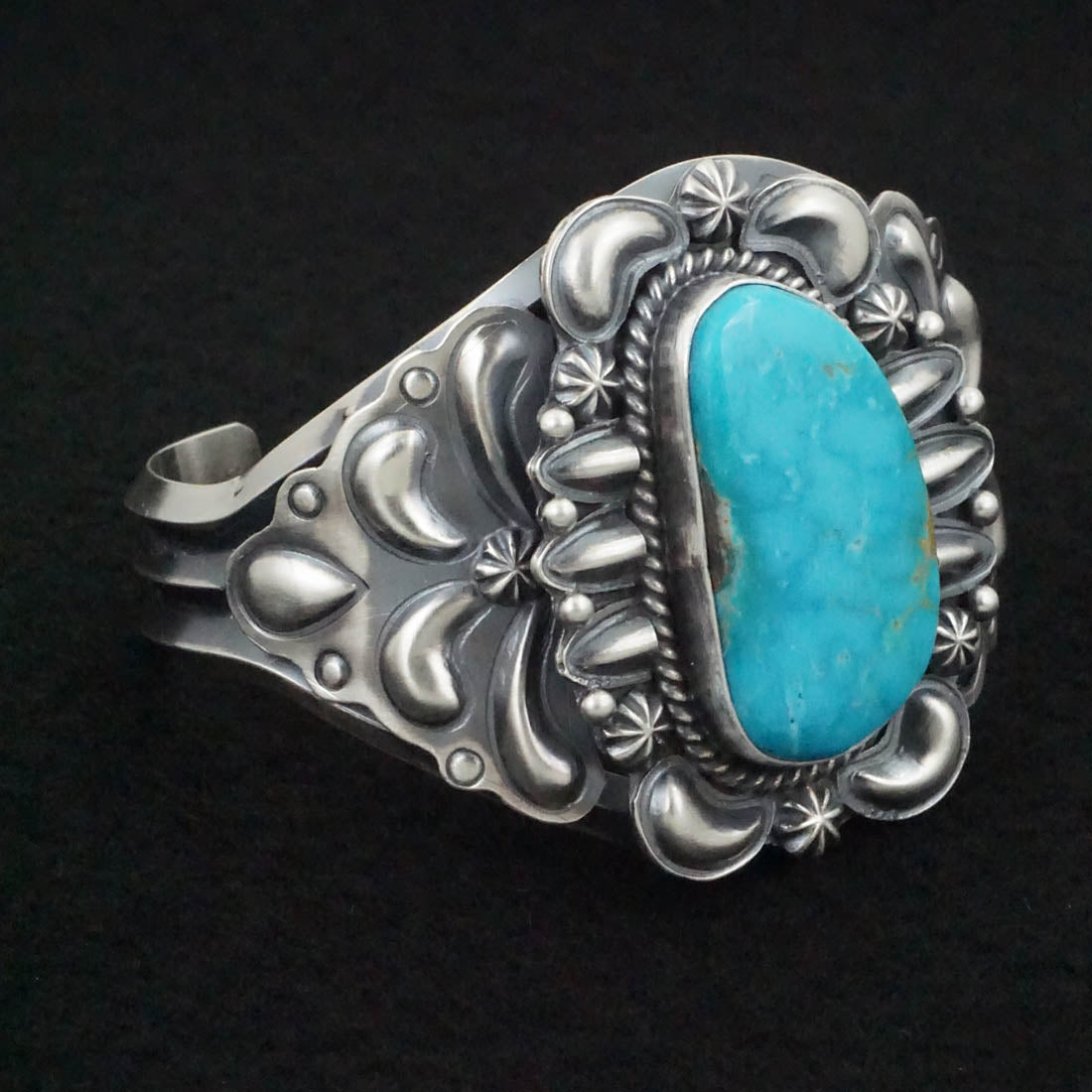 Raymond Delgarito Turquoise & Sterling Silver Bracelet