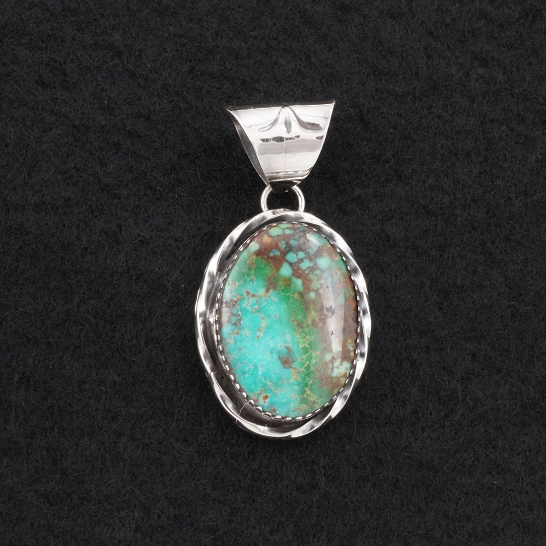 Ernest Hawthorne Turquoise & Sterling Silver Pendant