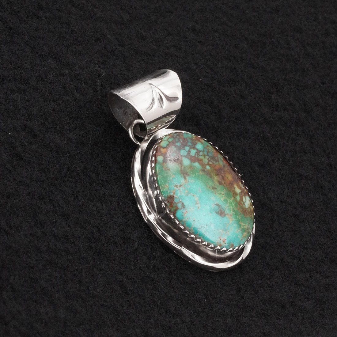 Ernest Hawthorne Turquoise & Sterling Silver Pendant