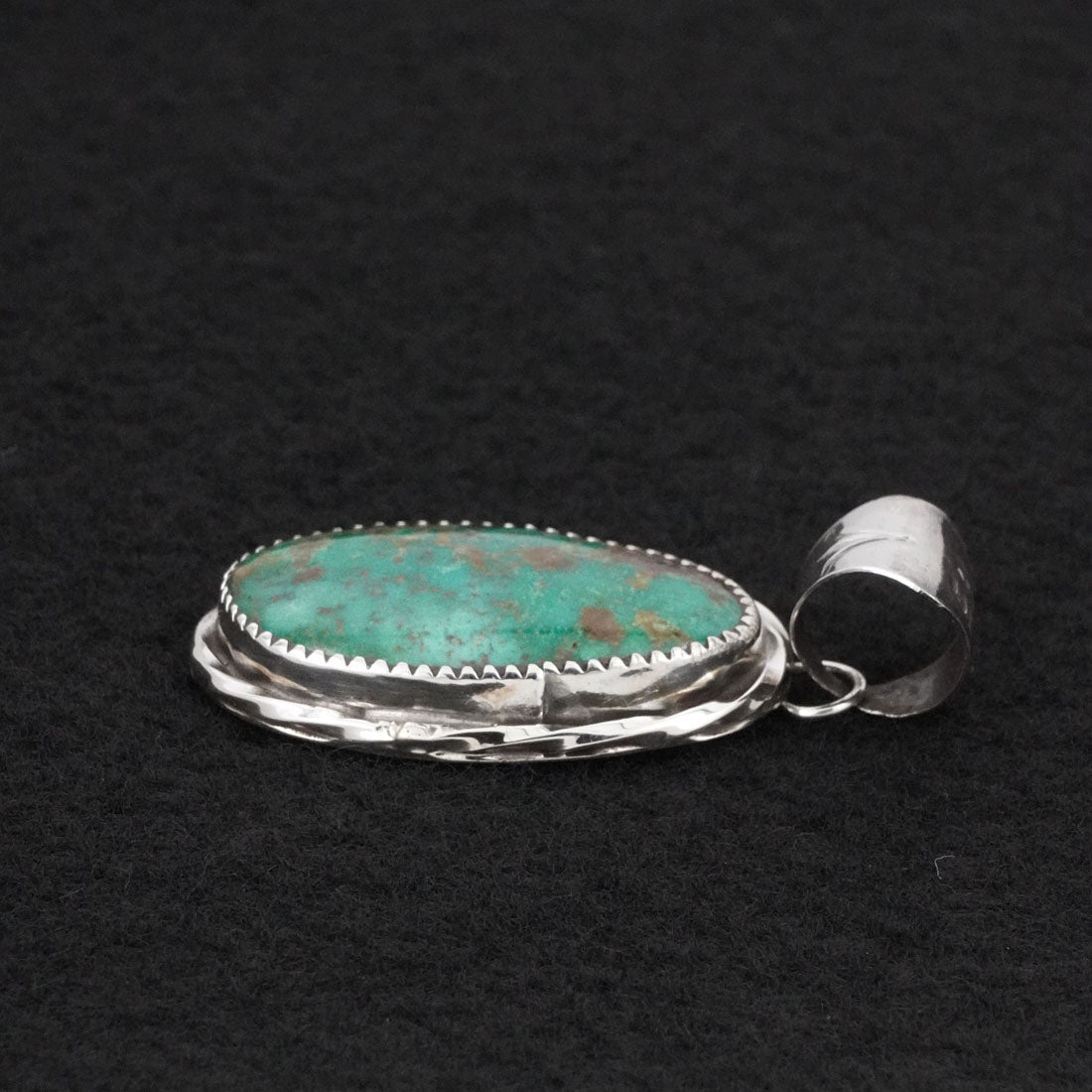 Ernest Hawthorne Turquoise & Sterling Silver Pendant