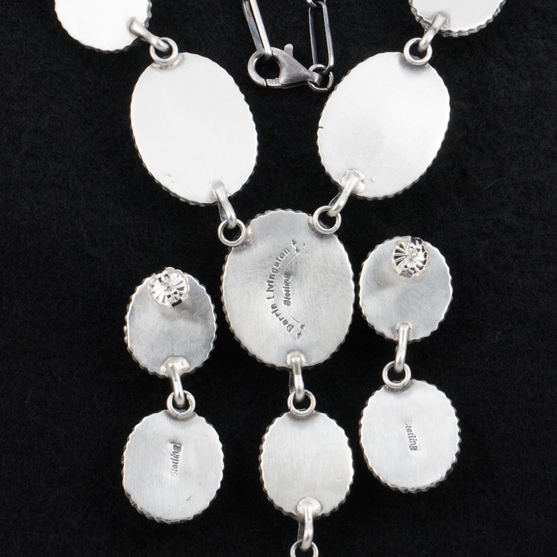 Darrin Livingston Turquoise & Sterling Silver Necklace Set