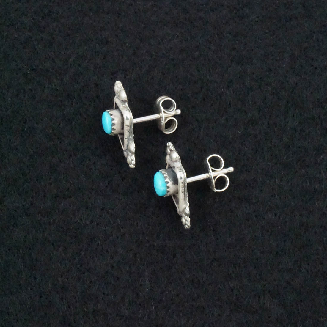 Verdie Booqua Turquoise & Sterling Silver Earrings