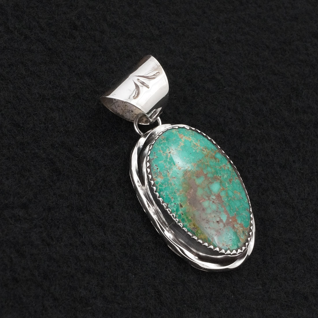 Ernest Hawthorne Turquoise & Sterling Silver Pendant