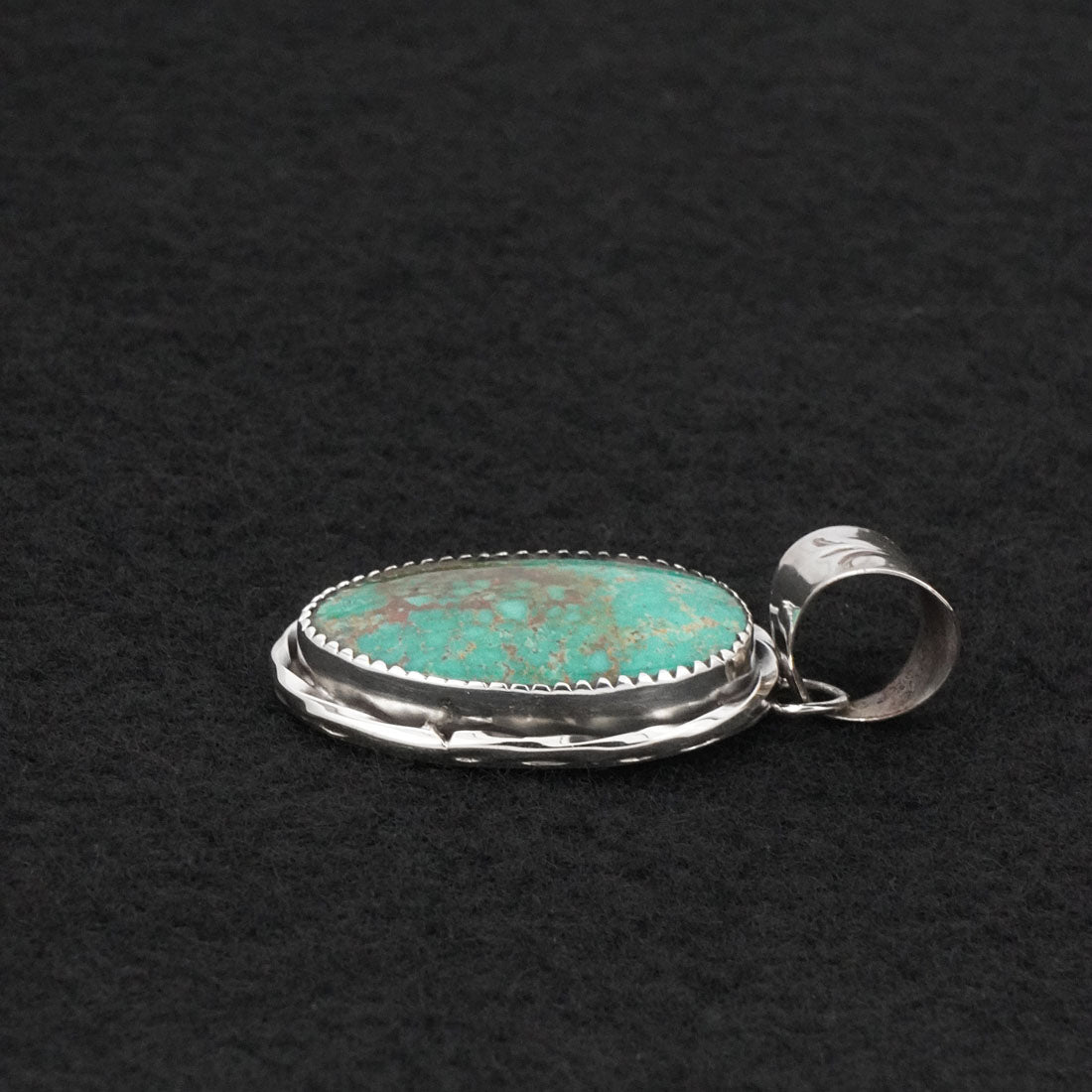 Ernest Hawthorne Turquoise & Sterling Silver Pendant