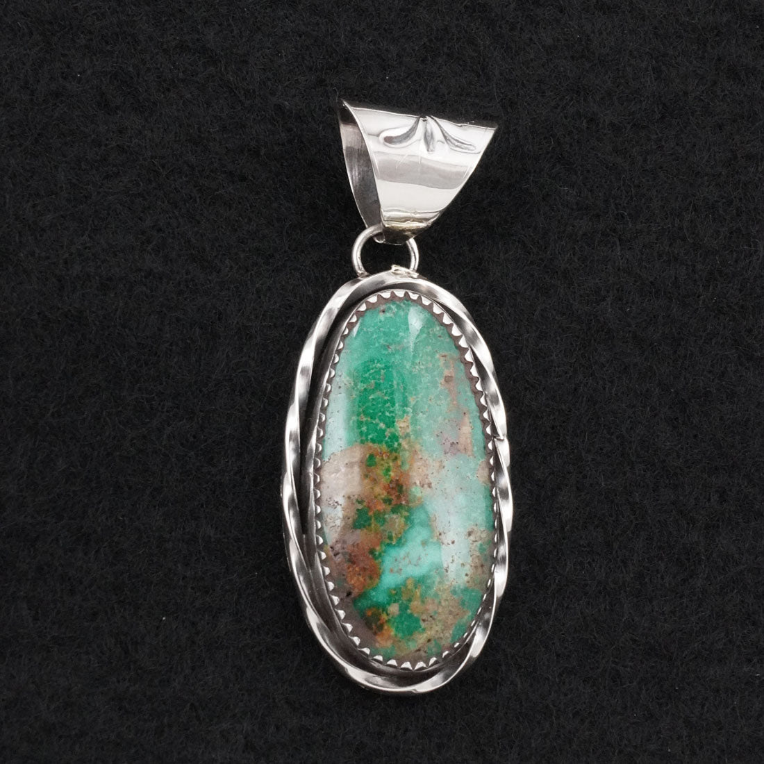 Ernest Hawthorne Turquoise & Sterling Silver Pendant