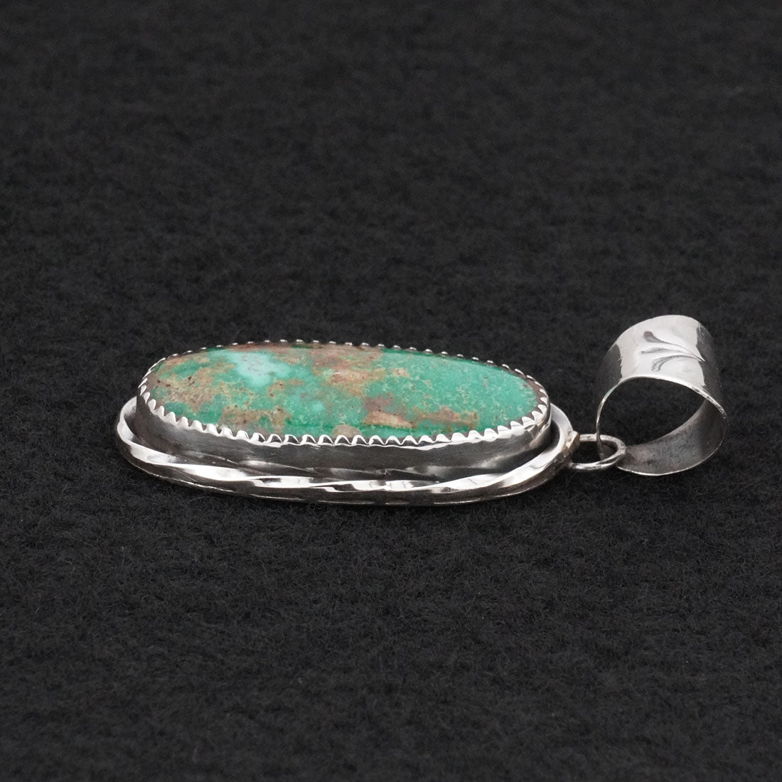 Ernest Hawthorne Turquoise & Sterling Silver Pendant