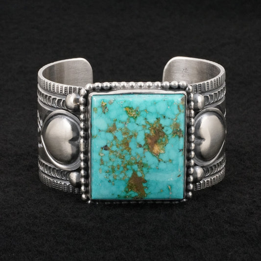 Arnold Blackgoat Turquoise & Sterling Silver Bracelet