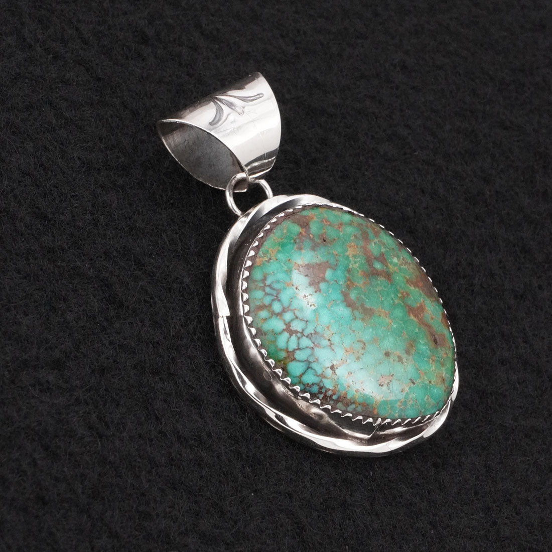 Ernest Hawthorne Turquoise & Sterling Silver Pendant