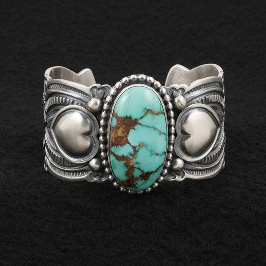 Arnold Blackgoat Turquoise & Sterling Silver Bracelet