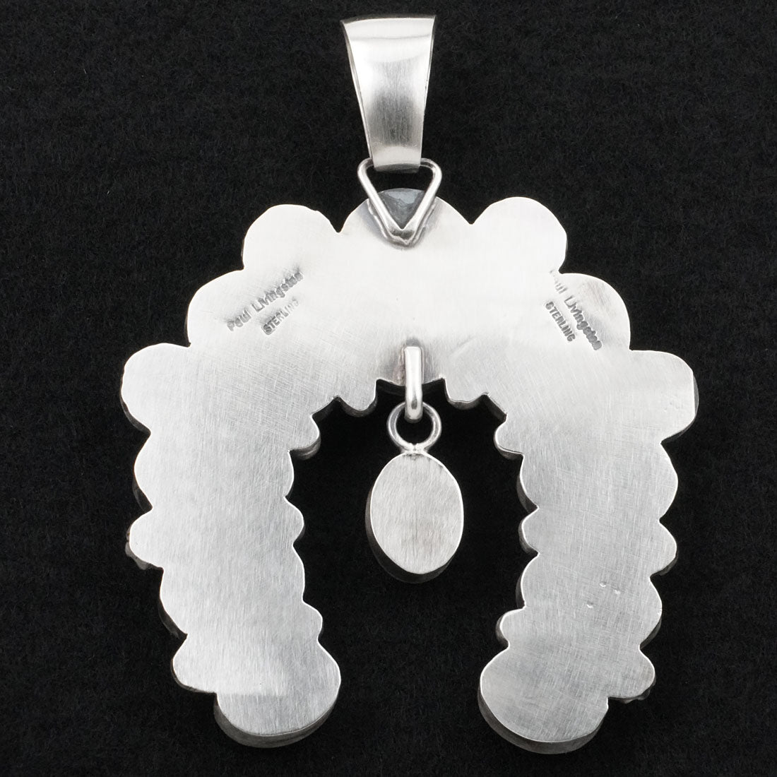 Paul Livingston Spiny Oyster & Sterling Silver Pendant