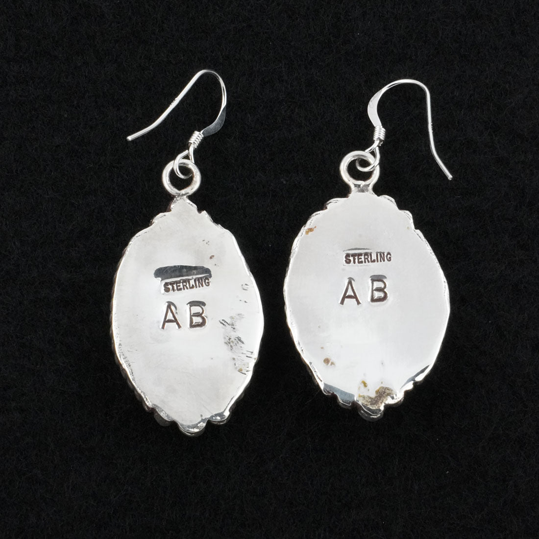 Antwone Brown Turquoise & Sterling Silver Earrings