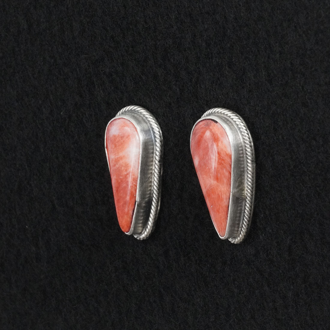 Paul Livingston Spiny Oyster & Sterling Silver Necklace Set