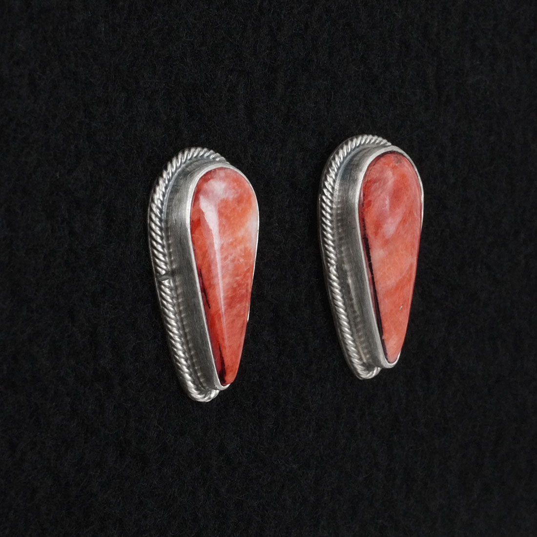 Paul Livingston Spiny Oyster & Sterling Silver Necklace Set