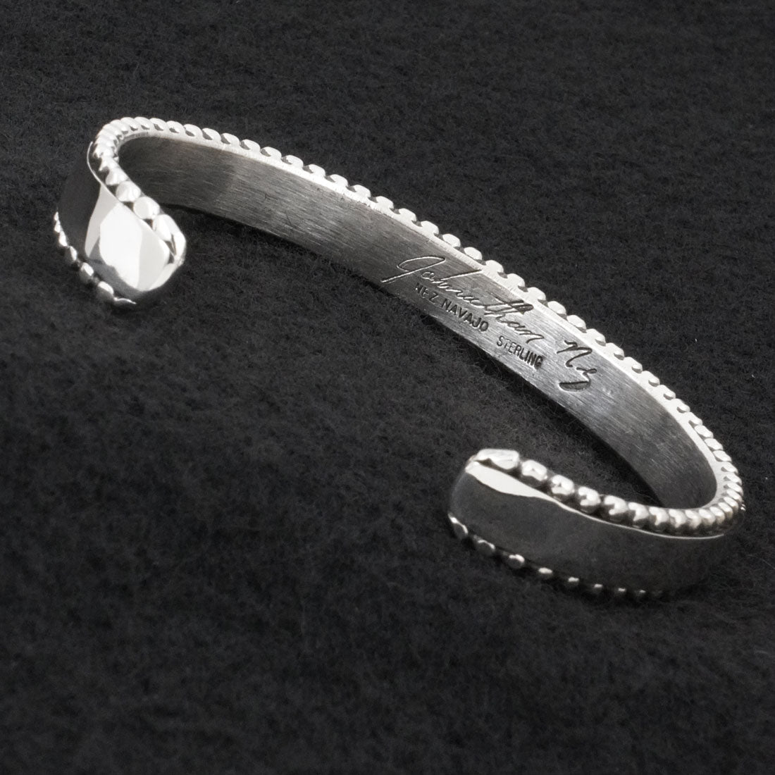 Jonathan Nez Sterling Silver Bracelet