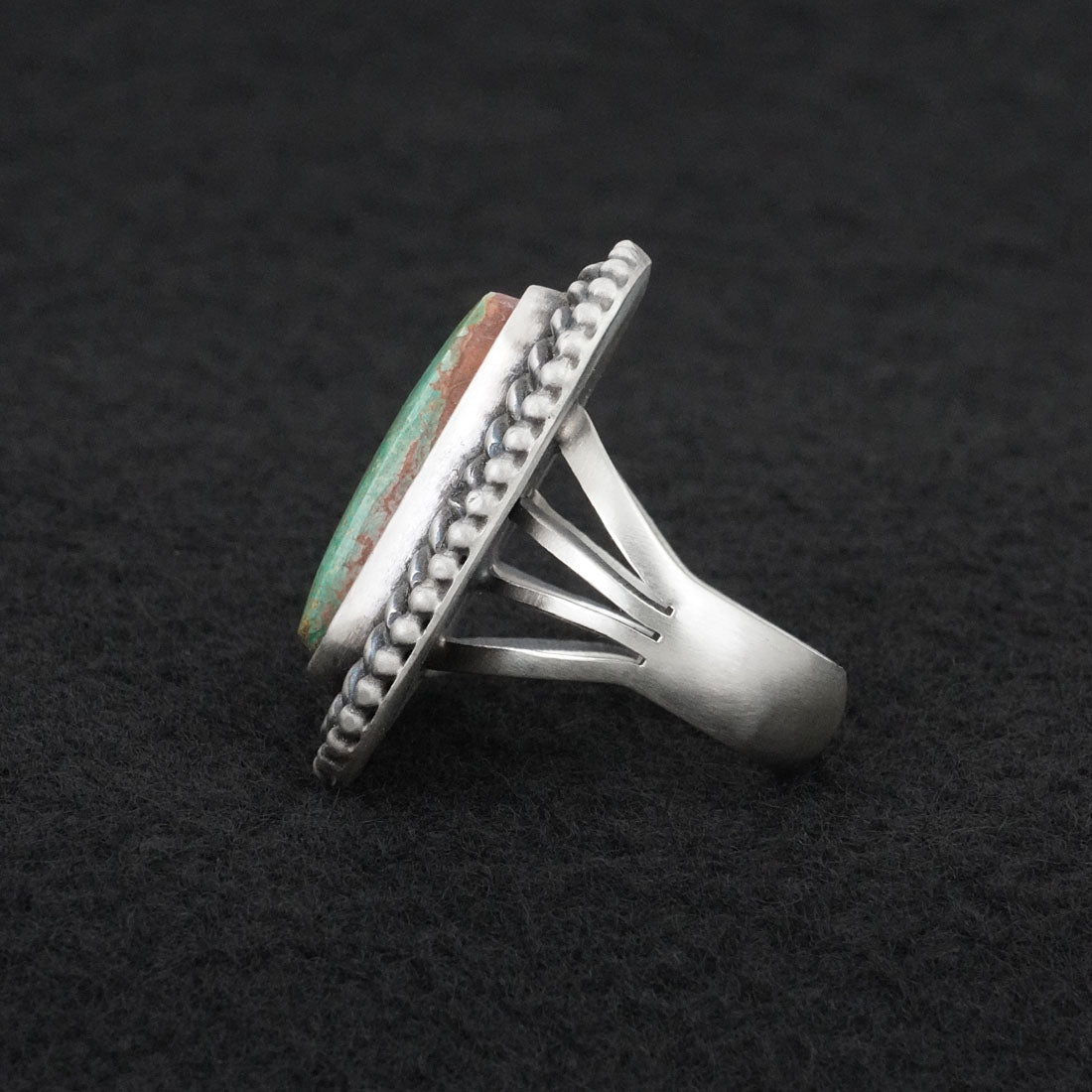 Daniel Benally Turquoise & Sterling Silver Ring Size 6