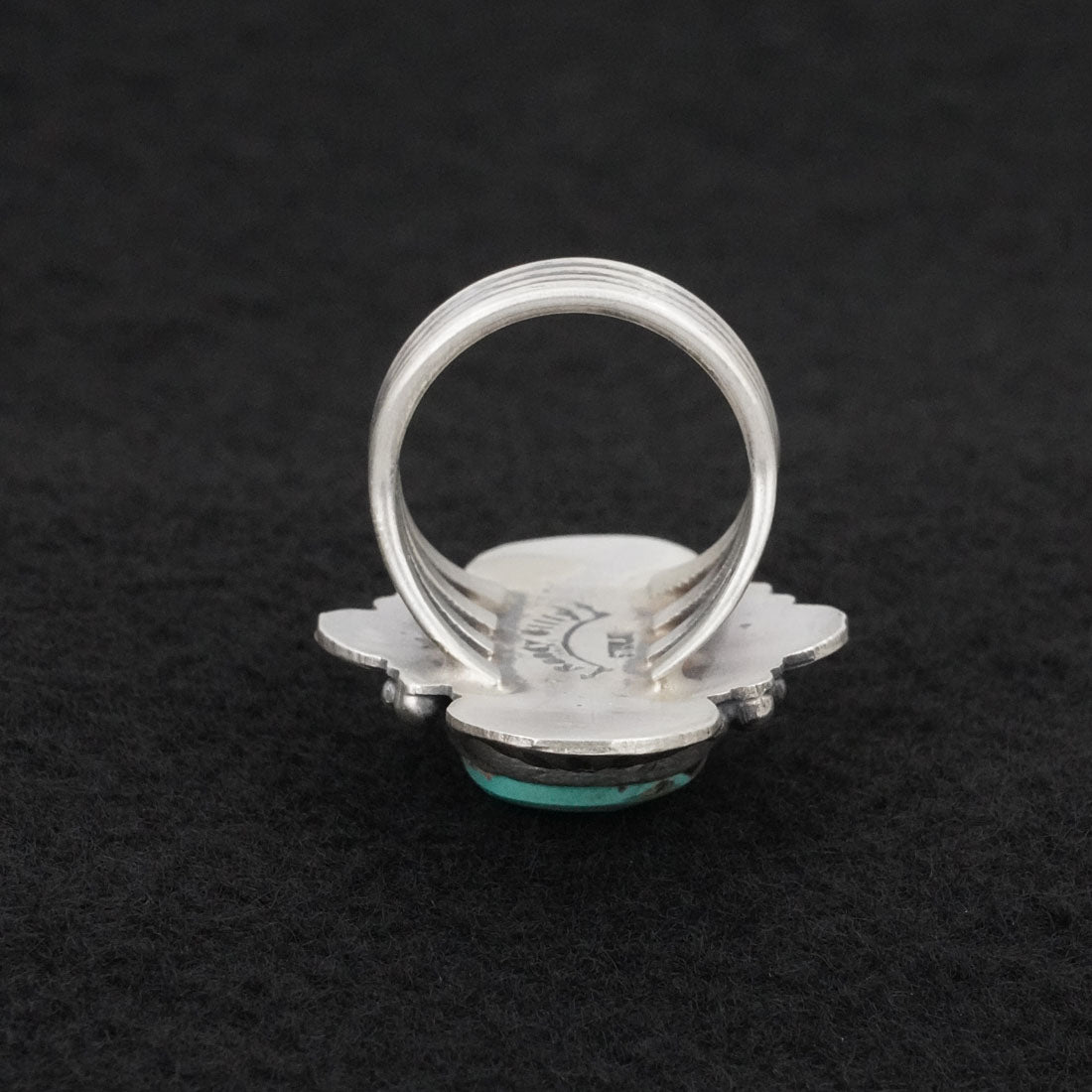 Randy Billy Turquoise & Sterling Silver Ring Size 7