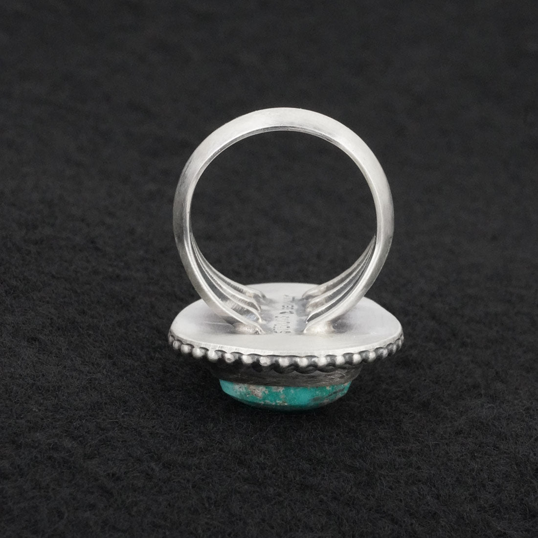 Daniel Benally Turquoise & Sterling Silver Ring Size 8
