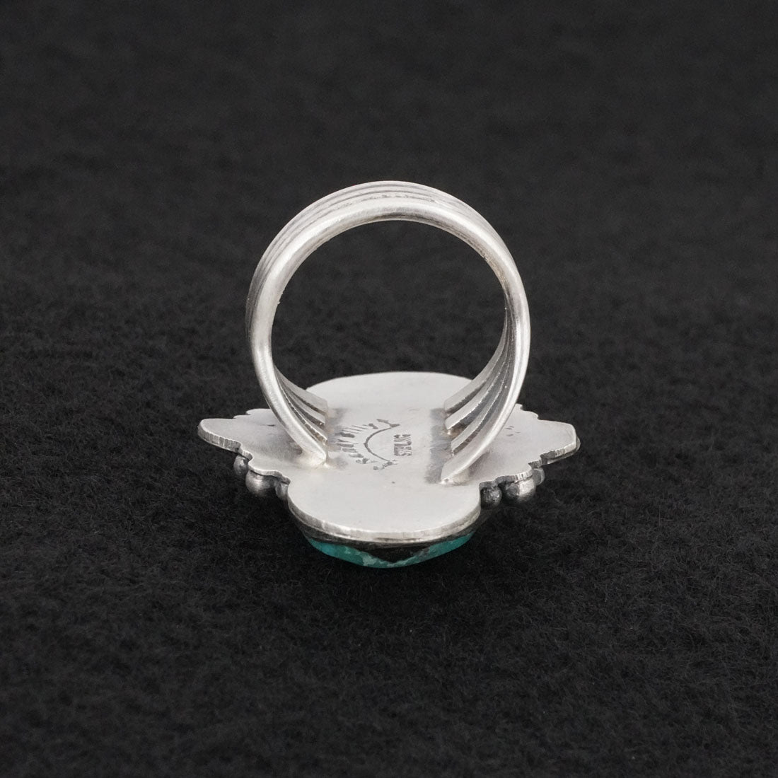 Randy Billy Turquoise & Sterling Silver Ring Size 6