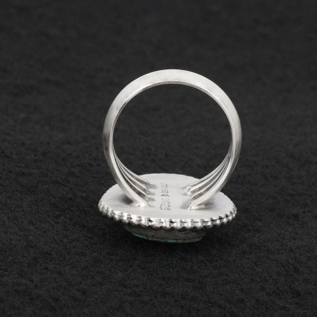 Daniel Benally Turquoise & Sterling Silver Ring Size 10