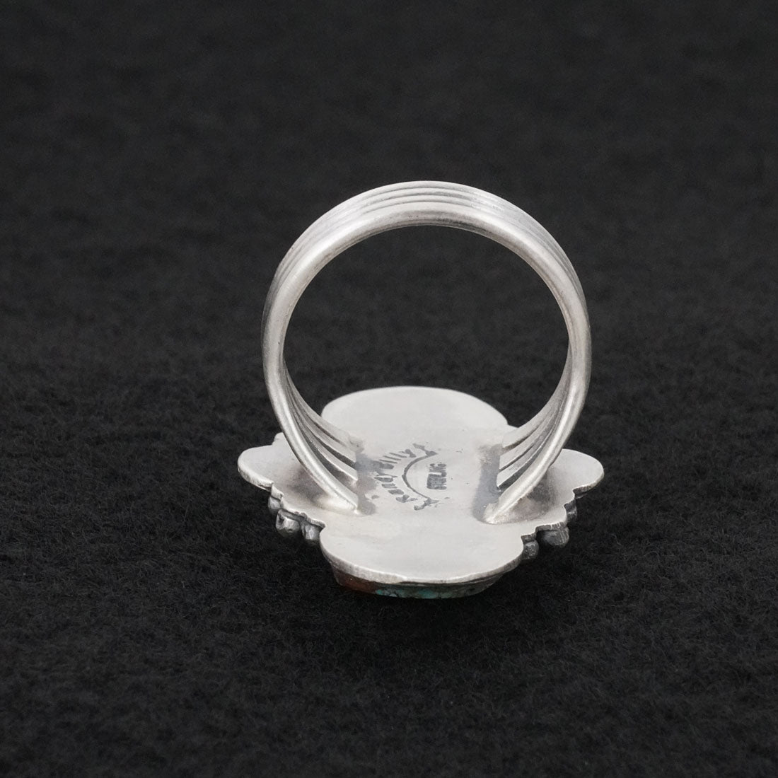 Randy Billy Turquoise & Sterling Silver Ring Size 10