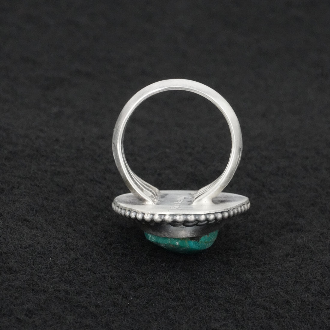 Daniel Benally Turquoise & Sterling Silver Ring Size 7