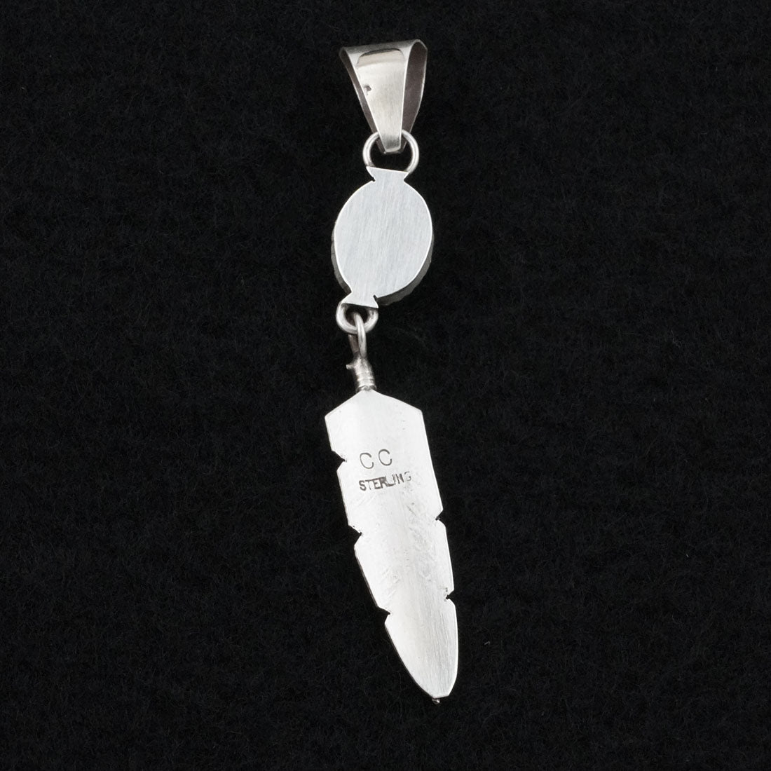 Chris Charley Turquoise & Sterling Silver Pendant