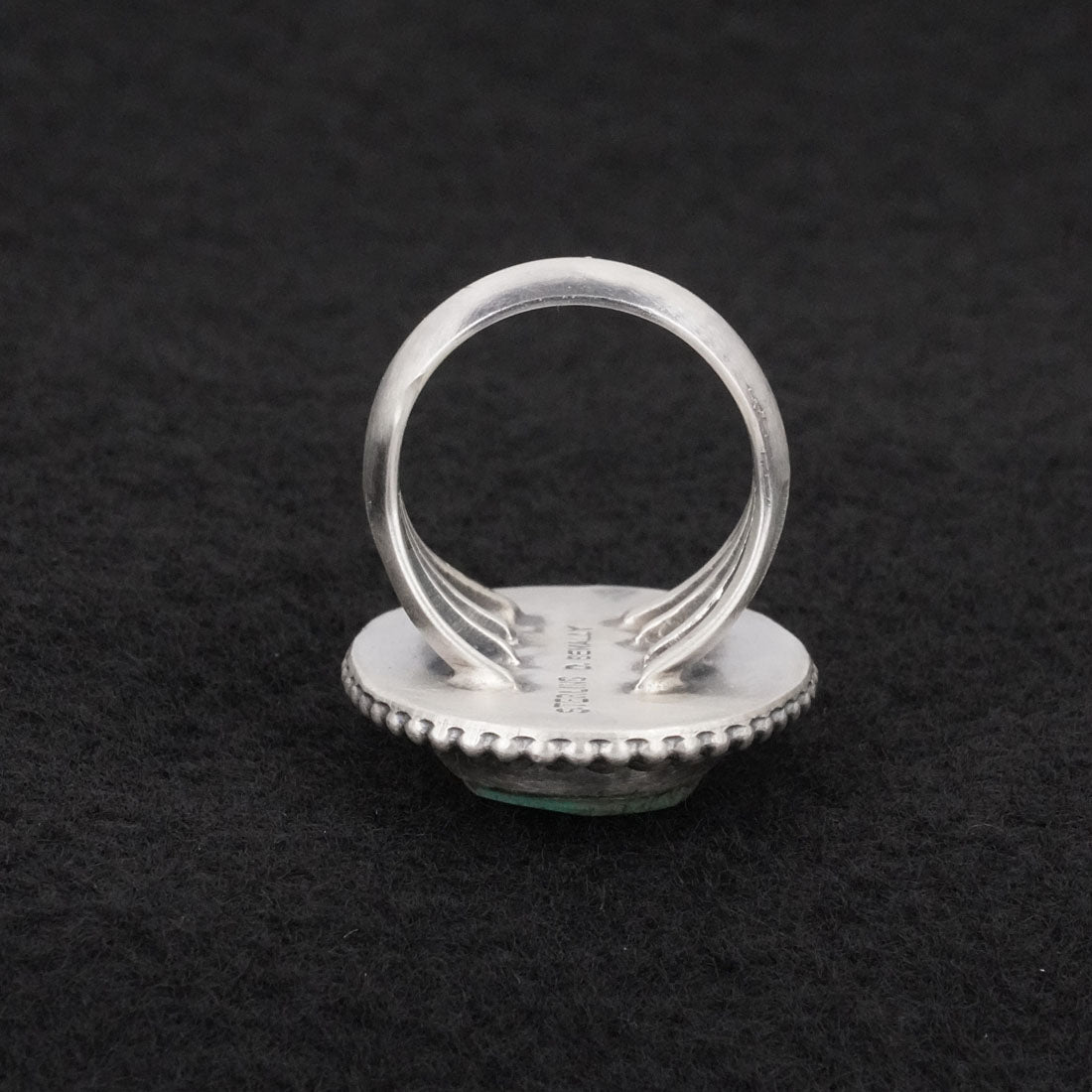 Daniel Benally Turquoise & Sterling Silver Ring Size 7