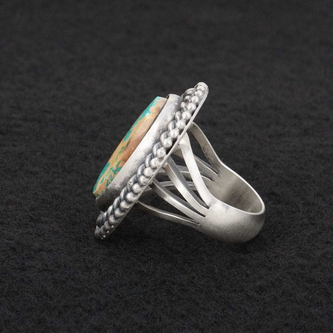 Daniel Benally Turquoise & Sterling Silver Ring Size 6