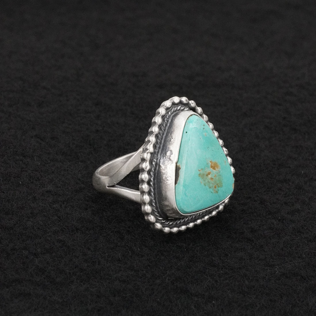Randy Billy Turquoise & Sterling Silver Ring Size 7