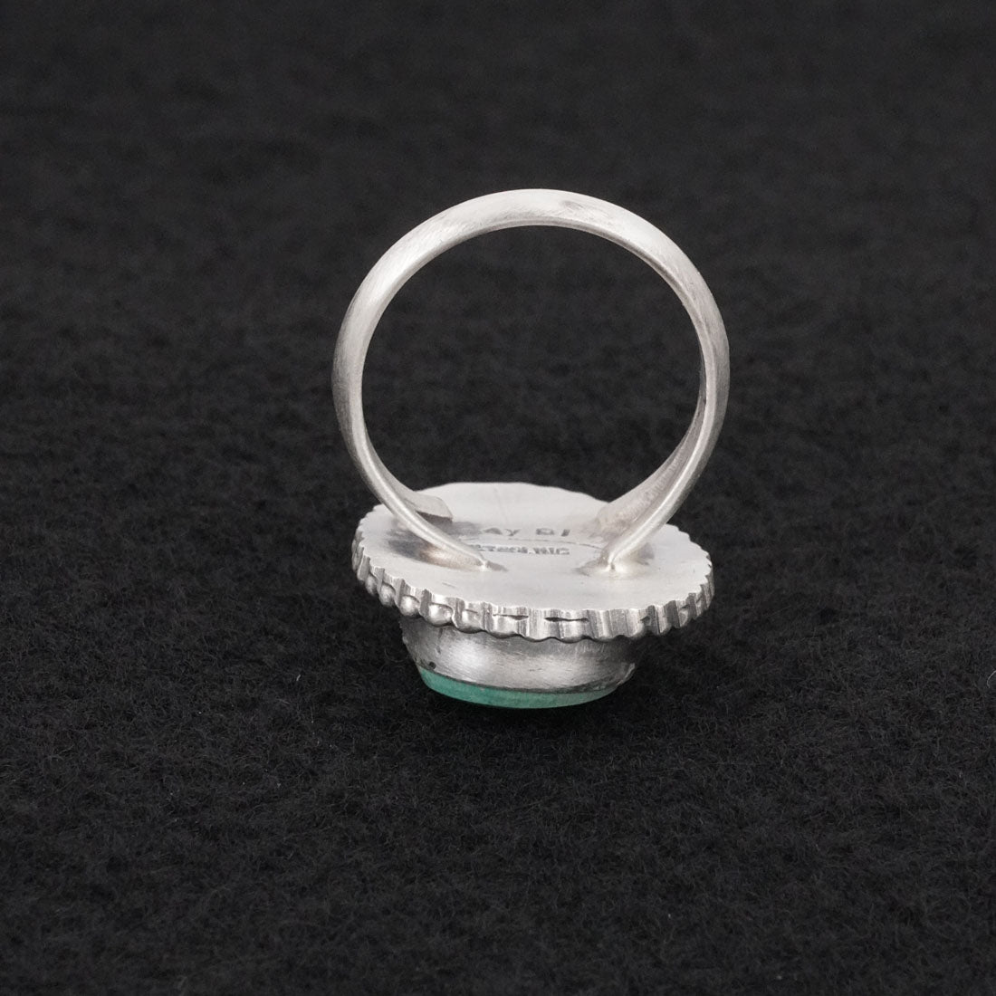 Randy Billy Turquoise & Sterling Silver Ring Size 8