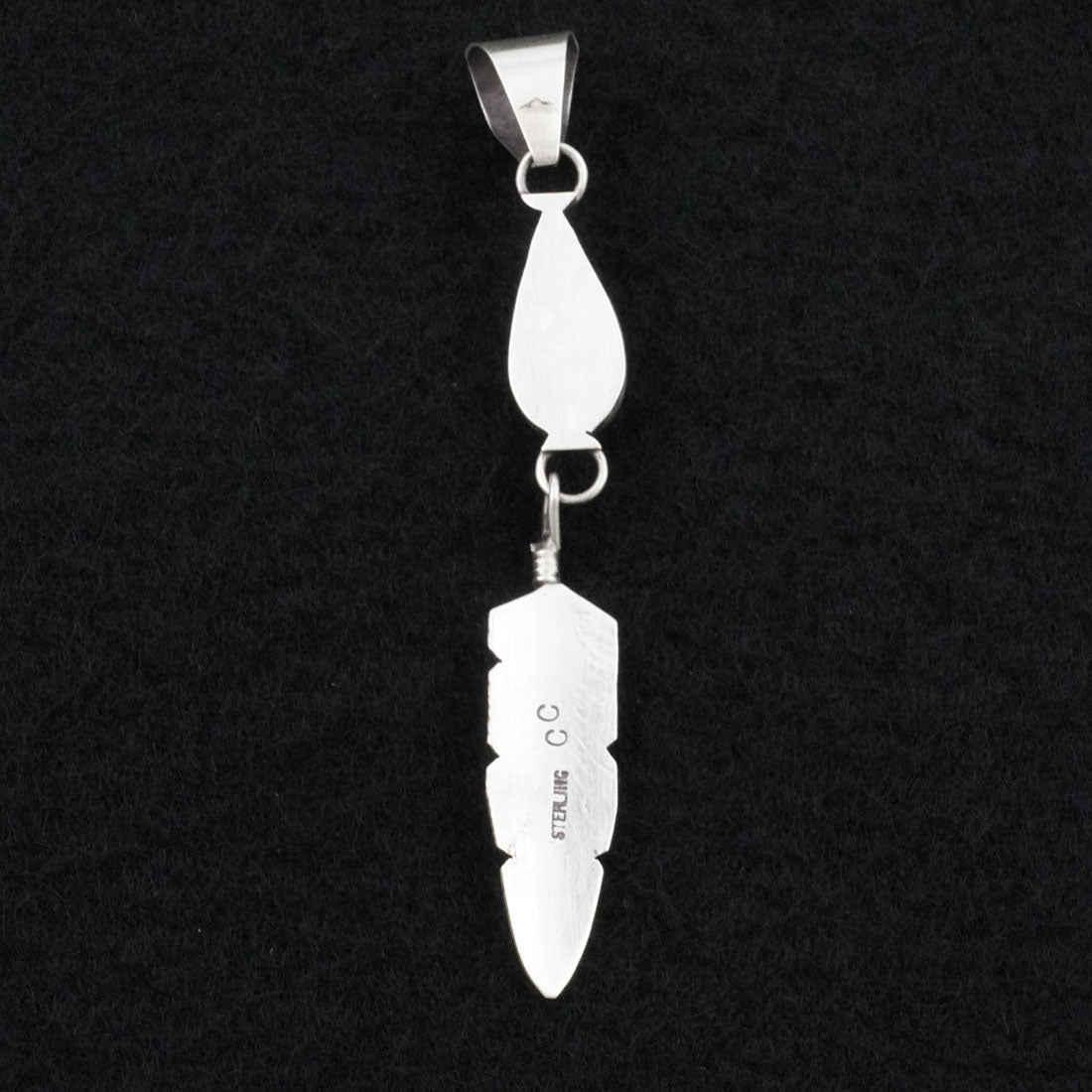 Chris Charley Turquoise & Sterling Silver Pendant