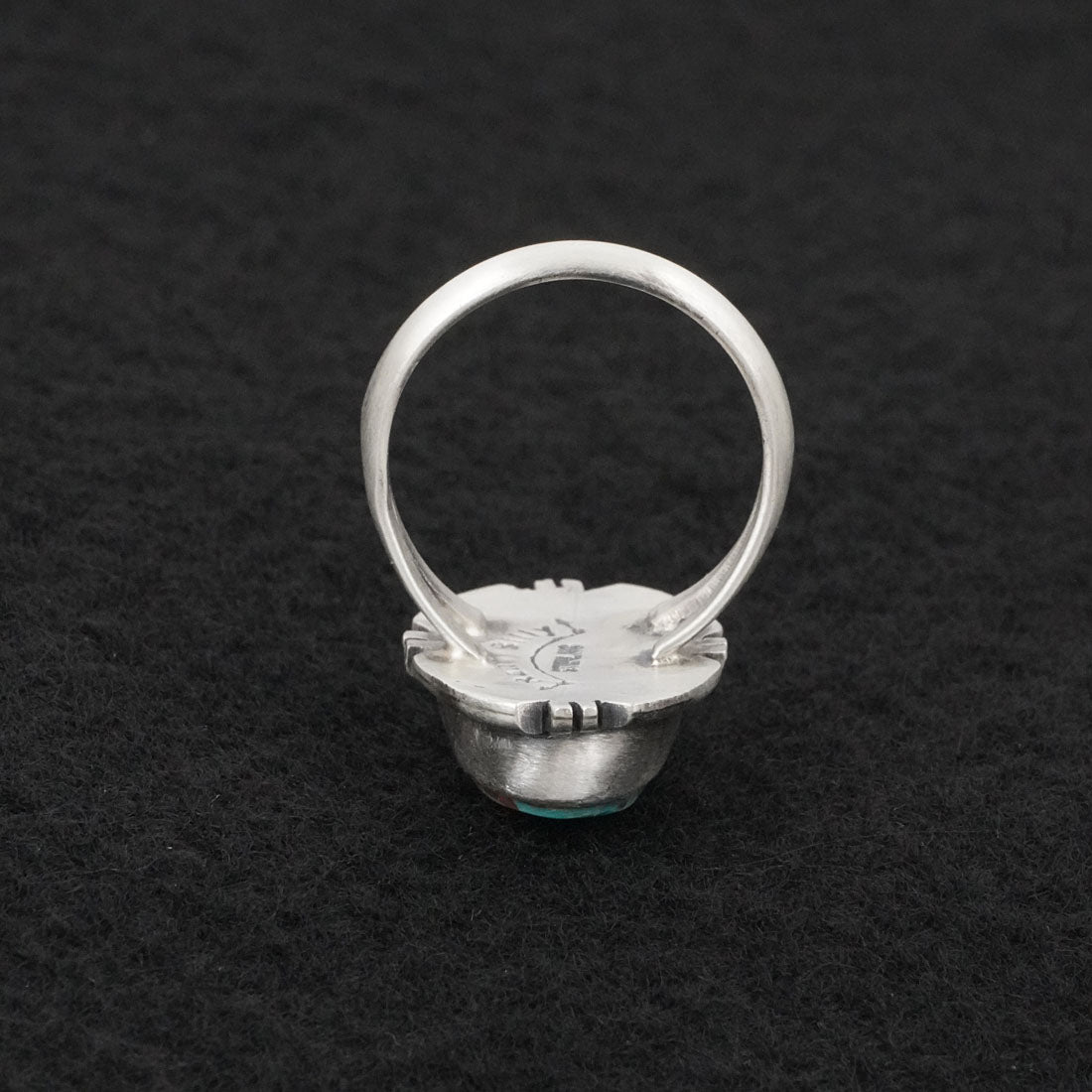 Randy Billy Turquoise & Sterling Silver Ring Size 8