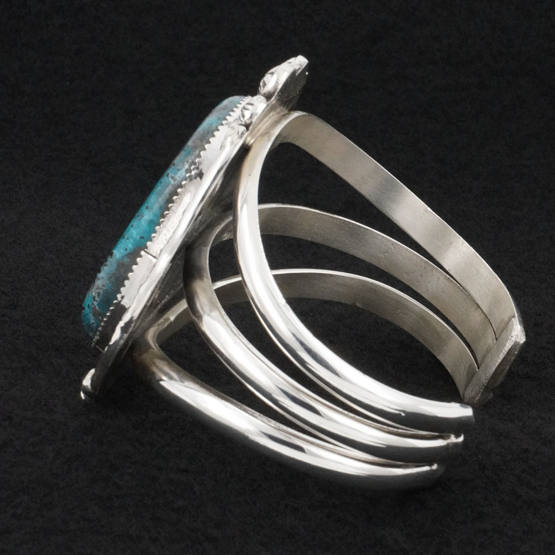 Ray Nez Turquoise & Sterling Silver Bracelet