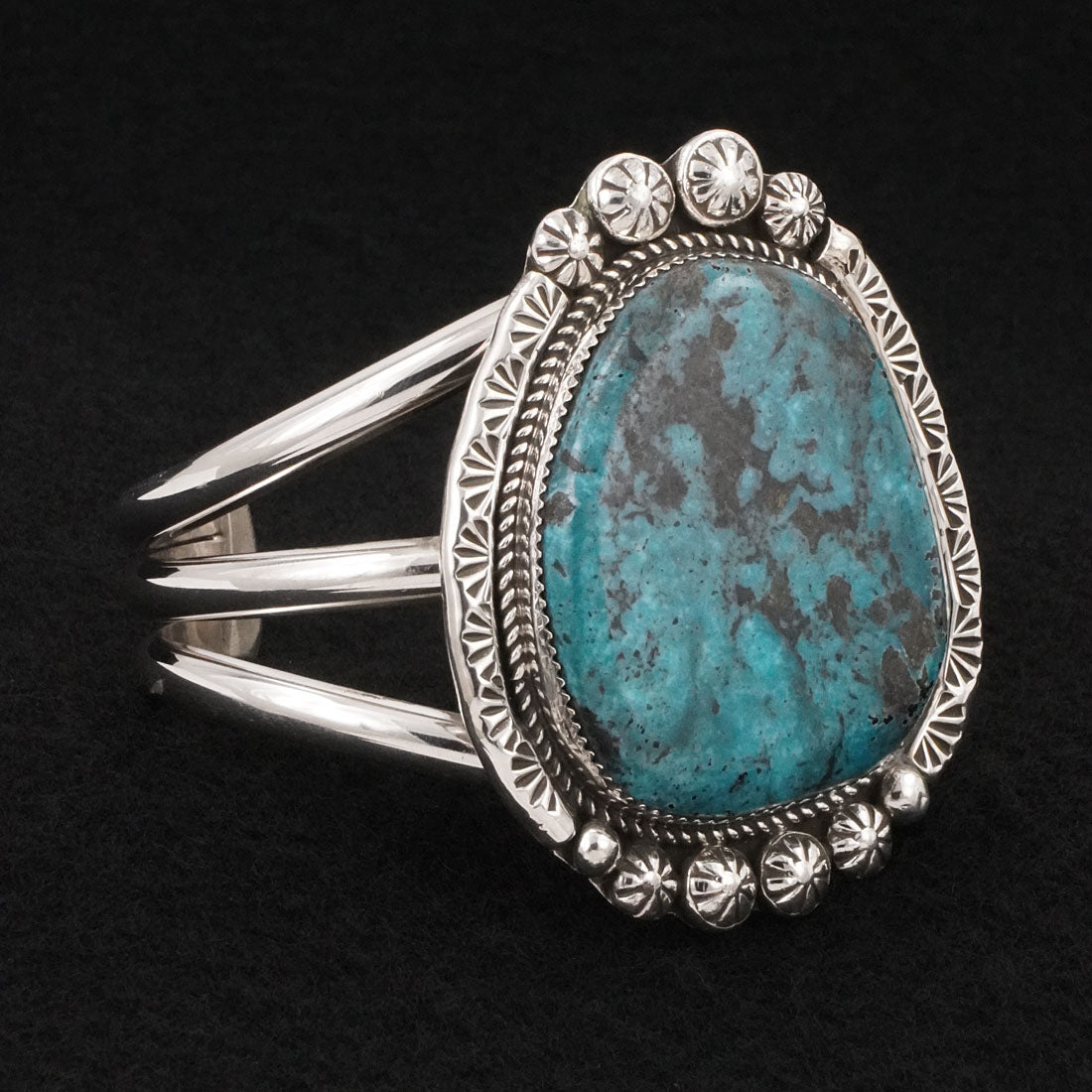 Ray Nez Turquoise & Sterling Silver Bracelet