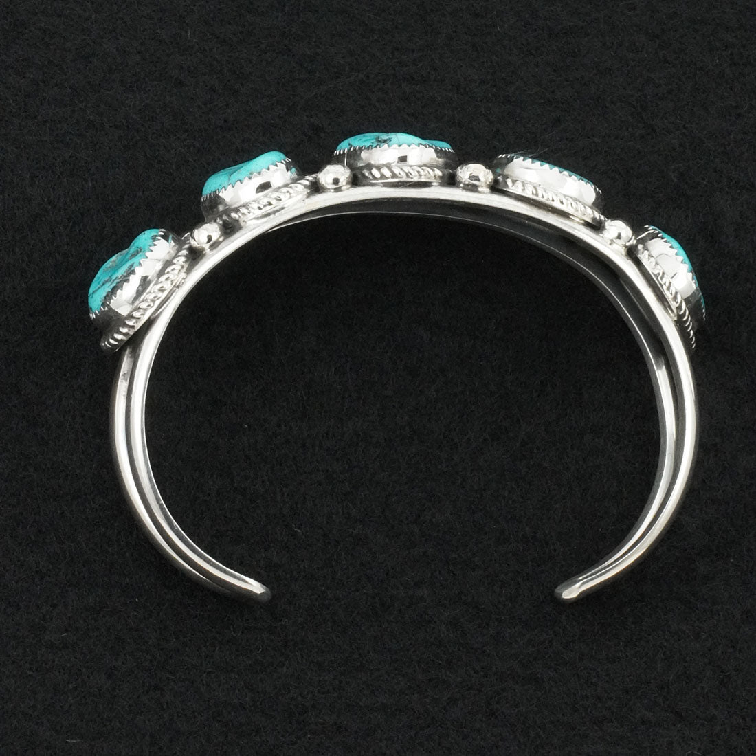 Leslie Nez Turquoise & Sterling Silver Bracelet