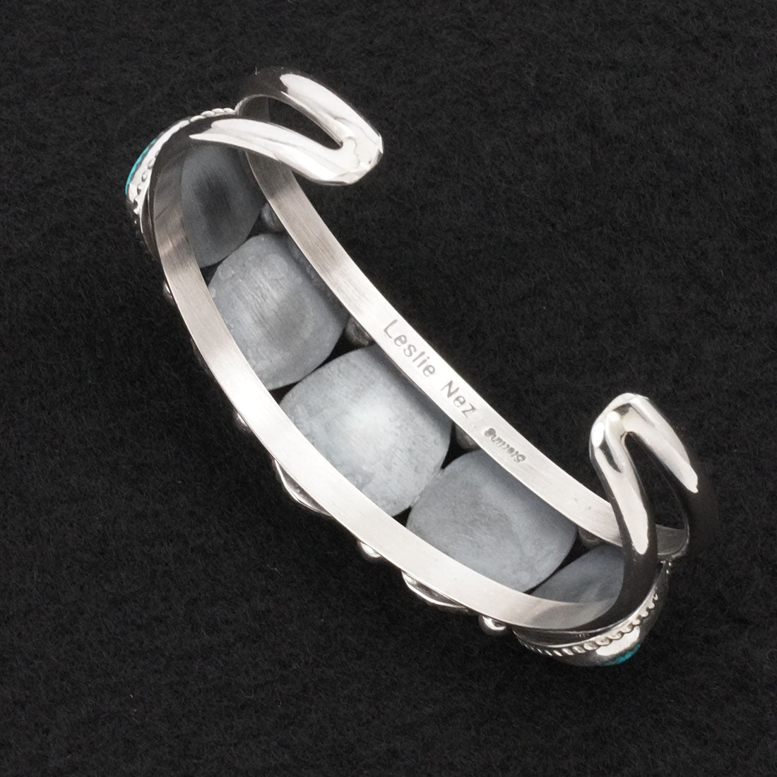 Leslie Nez Turquoise & Sterling Silver Bracelet